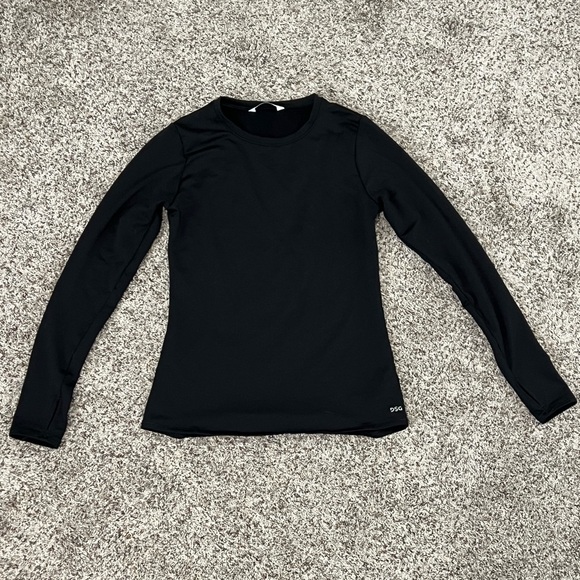 FLEECE-LINED LONG SLEEVE TOP - Picture 1 of 1